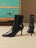 themeisles Split-Joint Pointed-Toe Pumps Boots