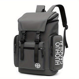 Men's Large Capacity Backpack Schoolbag Casual Work Commuting Travel Backpack Can Hold 15.6 Inch Computer