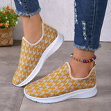 themeisles - Red Casual Patchwork Round Comfortable Shoes