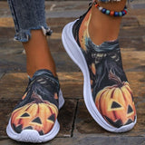 themeisles - Yellow Casual Sportswear Daily Patchwork Printing Round Comfortable Shoes