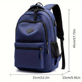 1pc Trendy Casual Backpack - Perfect for School Students & Adventure-Ready Travel - Durable Outdoor Sports Backpack with Stylish Design & Practical Storage