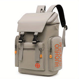 Men's Large Capacity Backpack Schoolbag Casual Work Commuting Travel Backpack Can Hold 15.6 Inch Computer