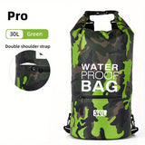 1pc Versatile Waterproof Dry Bag - Dual-Size, Quick-Seal Closure, with Wet/Dry Separation Compartment - Ideal for Kayaking, Hiking & Water Sports