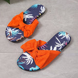 themeisles - Green Casual Daily Patchwork With Bow Round Comfortable Shoes