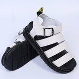 themeisles - White Casual Patchwork Solid Color Round Comfortable Out Door Shoes