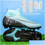 Soccer Shoes Quality Football Boots Men Boys Cleats Children Kids Lightweight Comfortable Futsal Sneakers 240607 Drop Delivery Accesso Dhkb2