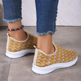 themeisles - Red Casual Patchwork Round Comfortable Shoes
