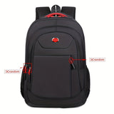 Classic Solid Colour Backpacks - Robust & Waterproof with Multiple Zippers and Adjustable Straps for Ultimate Portability and Convenience