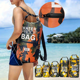 1pc Versatile Waterproof Dry Bag - Dual-Size, Quick-Seal Closure, with Wet/Dry Separation Compartment - Ideal for Kayaking, Hiking & Water Sports