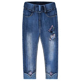 18m-6Years Spring Autumn Little Girls Toddler Baby Jeans Denim Pants Trousers Cowboy Boot Cut 22