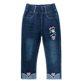 18m-6Years Spring Autumn Little Girls Toddler Baby Jeans Denim Pants Trousers Cowboy Boot Cut 22
