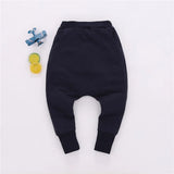 Big Boys Harem Pants For Girls Casual Baggy Cotton Solid Pants Children's Winter Clothes Lovely Cute Silk Trousers 210308