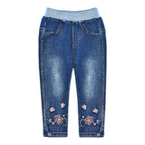 18m-6Years Spring Autumn Little Girls Toddler Baby Jeans Denim Pants Trousers Cowboy Boot Cut 22