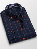 themeisles Fall New Men's Shirts Long-sleeved Trend New Men's Casual Shirts Korean Slim Shirt S-5XL