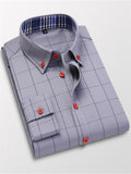 themeisles Fall New Men's Shirts Long-sleeved Trend New Men's Casual Shirts Korean Slim Shirt S-5XL