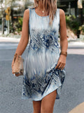 themeisles Summer Tank Dress Fashion Women's Digital Print Dress S-5XL