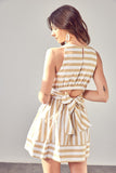 themeisles Front Cross Back Tie Dress