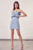 themeisles Ruffle Polka Dot Dress