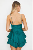 themeisles Double Ruched Cami Mini Dress