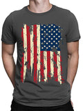themeisles Summer Men's Personalized 3D Digital Printing Stripes Round Neck Loose Fashion Short-sleeved T-shirt Men's Short-sleeved
