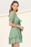 themeisles Days Like This Tie-front Mini Dress
