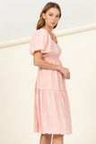 themeisles Find Me Again Tiered Midi Dress
