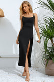themeisles Split Spaghetti Strap Dress