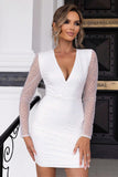 themeisles Cutout Sequin Mesh Mini Dress