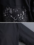 themeisles Original Solid Irregularity Hollow Dress