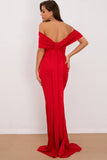 themeisles Off-Shoulder Floor Length Dress
