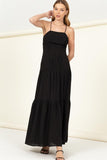 themeisles Said Yes Tiered Maxi Dress