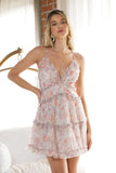 themeisles Floral Ruffle Cami Mini Dress