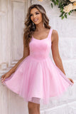 themeisles Wide Strap Mesh Dress