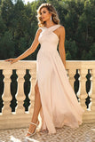 themeisles Crisscross Split Maxi Dress