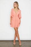 themeisles Flutter Sleeved Mini Dress