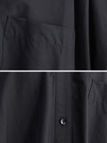 themeisles Urban Loose Solid Color Elasticity Hemline Midi Dress