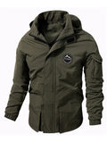 themeisles Men's Casual Loose Windproof Breathable Coat