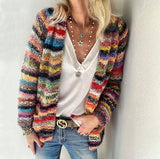 themeisles Sweater Knit Cardigan Thin Coat Loose Coat Female