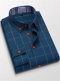 themeisles Fall New Men's Shirts Long-sleeved Trend New Men's Casual Shirts Korean Slim Shirt S-5XL
