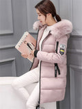 themeisles Women's Winter Jacket Puffer Jacket Parka Hoodie Jacket Street Daily Valentine's Day Winter Fall Regular Coat Regular Fit Warm Breathable Streetwear Casual St. Patrick's Day Jacket Long Sleeve Solid