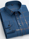 themeisles Men's Dress Shirt Button Up Shirt Collared Shirt Geometry Square Neck Black / Red Black / Gray Sea Blue Black White Casual Daily Long Sleeve Print Clothing Apparel Designer