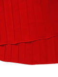 themeisles Wrap Pleated Solid Color Off-The-Shoulder Evening Dresses