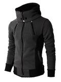 themeisles Men's Hooded Zipper Casual Sports Jacket