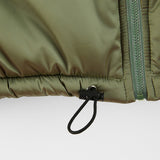 Themeisles Popular Contrast Color Zipper Down Coat Women F482