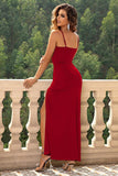 themeisles Spaghetti Strap Split Maxi Dress