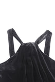 themeisles Sequin Fringe Detail Sleeveless Dress