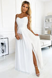 themeisles Spaghetti Strap Sweetheart Neck Split Dress