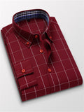 themeisles Fall New Men's Shirts Long-sleeved Trend New Men's Casual Shirts Korean Slim Shirt S-5XL