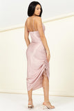 themeisles Dreamy Kiss Slip Midi Dress