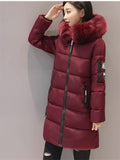themeisles Women's Winter Jacket Puffer Jacket Parka Hoodie Jacket Street Daily Valentine's Day Winter Fall Regular Coat Regular Fit Warm Breathable Streetwear Casual St. Patrick's Day Jacket Long Sleeve Solid